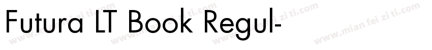 Futura LT Book Regul字体转换